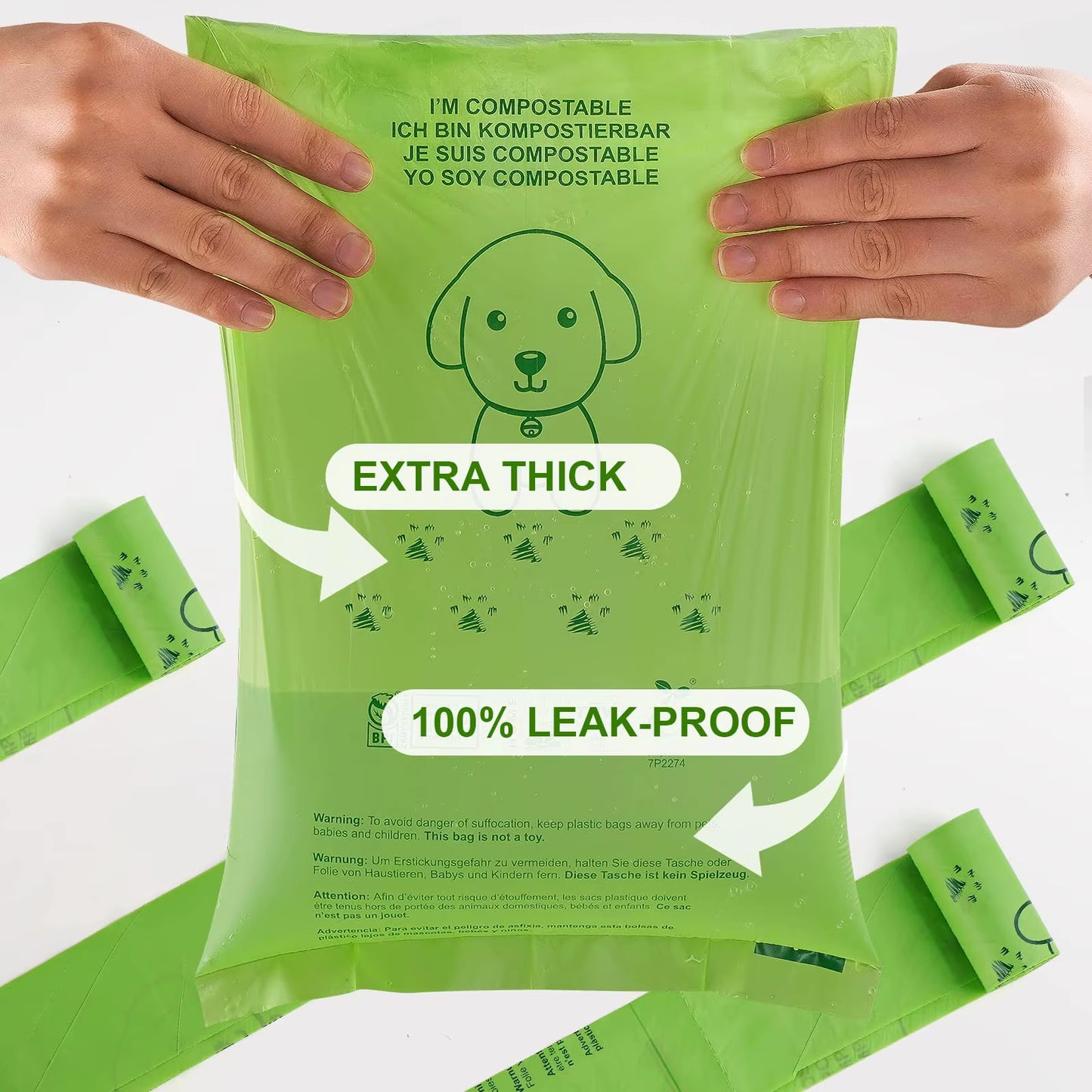 Custom Biodegradable Dog Waste Bags - Eco-Friendly Wholesale Manufacturer