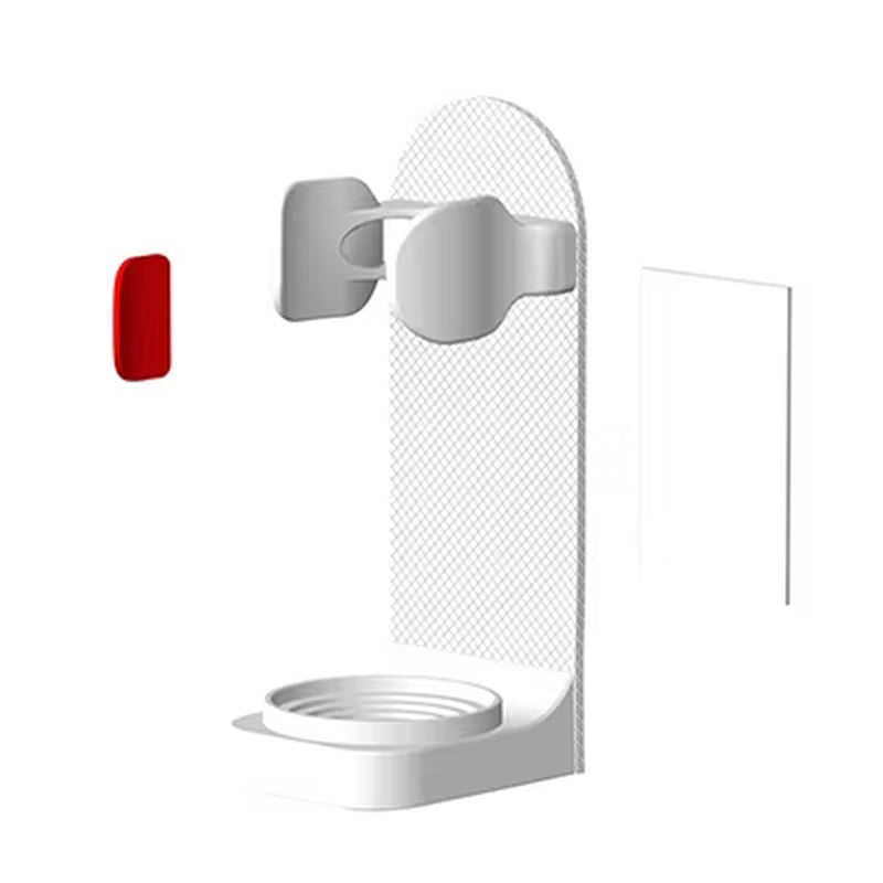 Adjustable Silicone Electric Toothbrush Holder with Non-Slip Wall Mount Design, Compatible with 99% of Toothbrushes