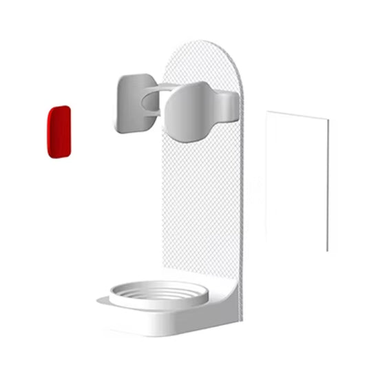 Adjustable Silicone Electric Toothbrush Holder with Non-Slip Wall Mount Design, Compatible with 99% of Toothbrushes