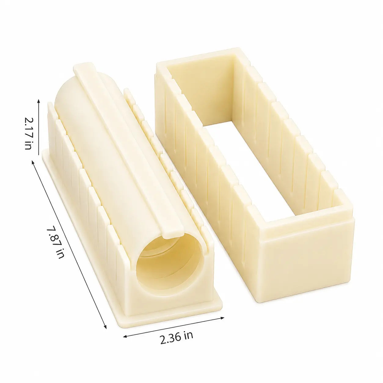 Sushi Making Kit with Cutter Mold, DIY Sushi Maker Tool for Perfect Even Rolls, Easy Homemade Sushi Kitchen Gadget