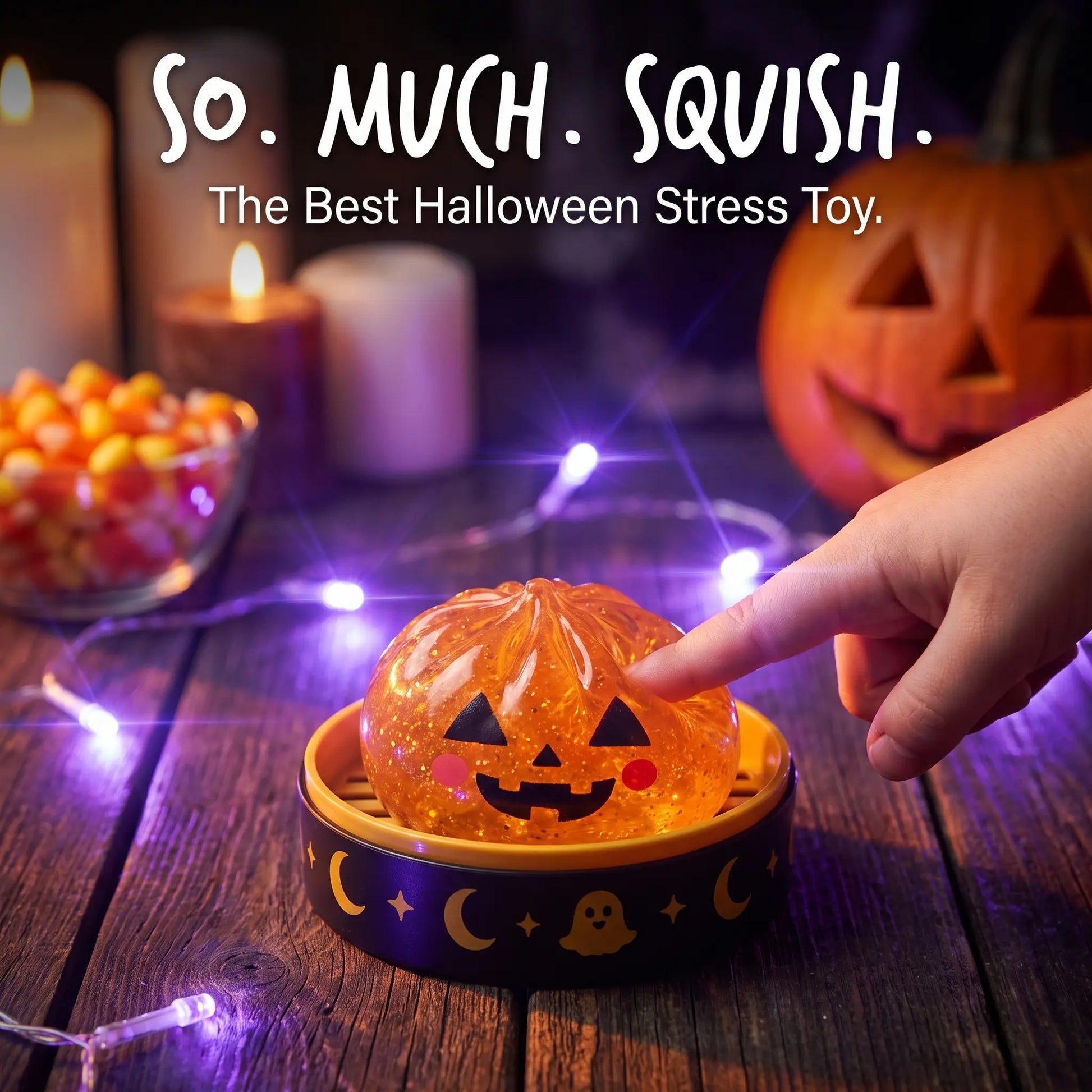 【Summer Sale Deals】Halloween Steamed Bun Squishy Toy Set, Slow Rising Stress Relief Fidget Toys with Steamer Bases, Pumpkin Eyeball Ghost Assortment, Collectible Desk Decor for Party Favors