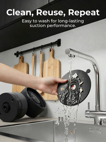 Wireless Toilet Fan, No Hole No Damage!360° Rotatable Wireless Suction Fan I Longlasting USB Charge for Bathroom Toilet Cardesk Kitchen/With Free Charging Cord