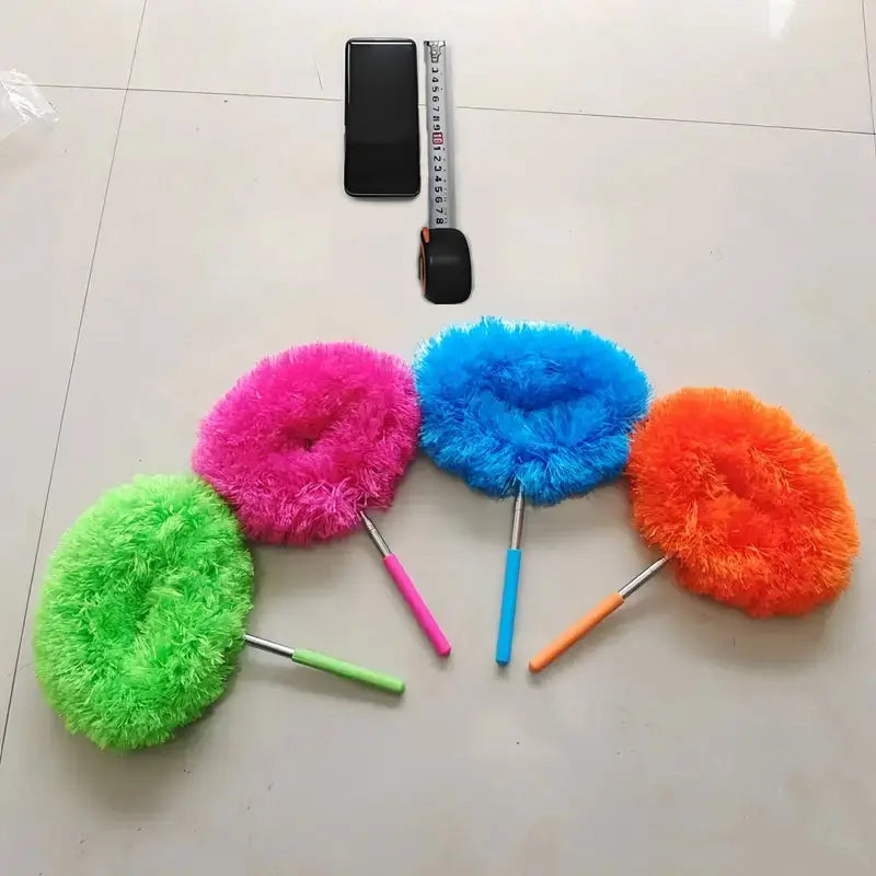 Ceiling Fan Cleaner with Extendable Pole, Adjustable & Detachable Blades, for High Ceilings, Windows and Furniture