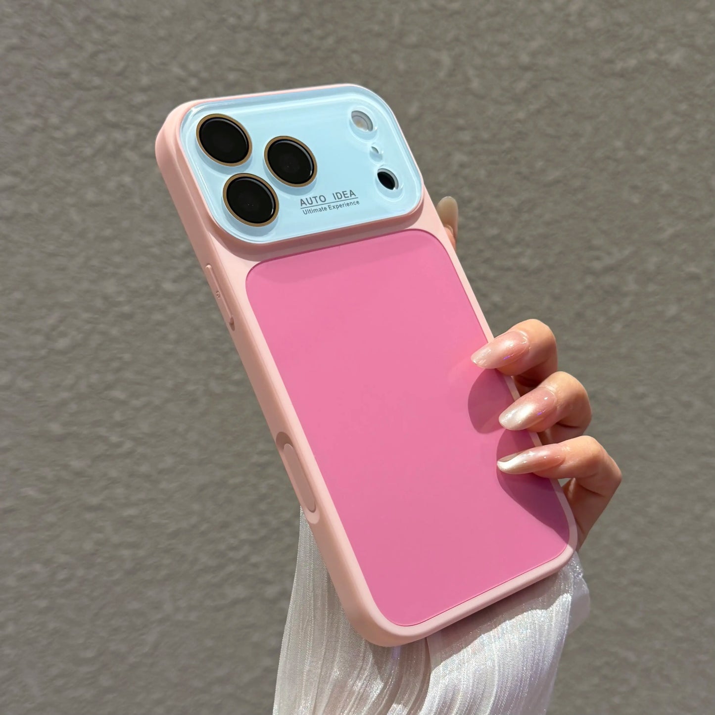 Dopamine Color Phone Case, Full Coverage Protective Case, Phone Case for Iphone 17、16、15、14、13Promax, Summer Series Fresh Phone Case, Color Block Phone Case