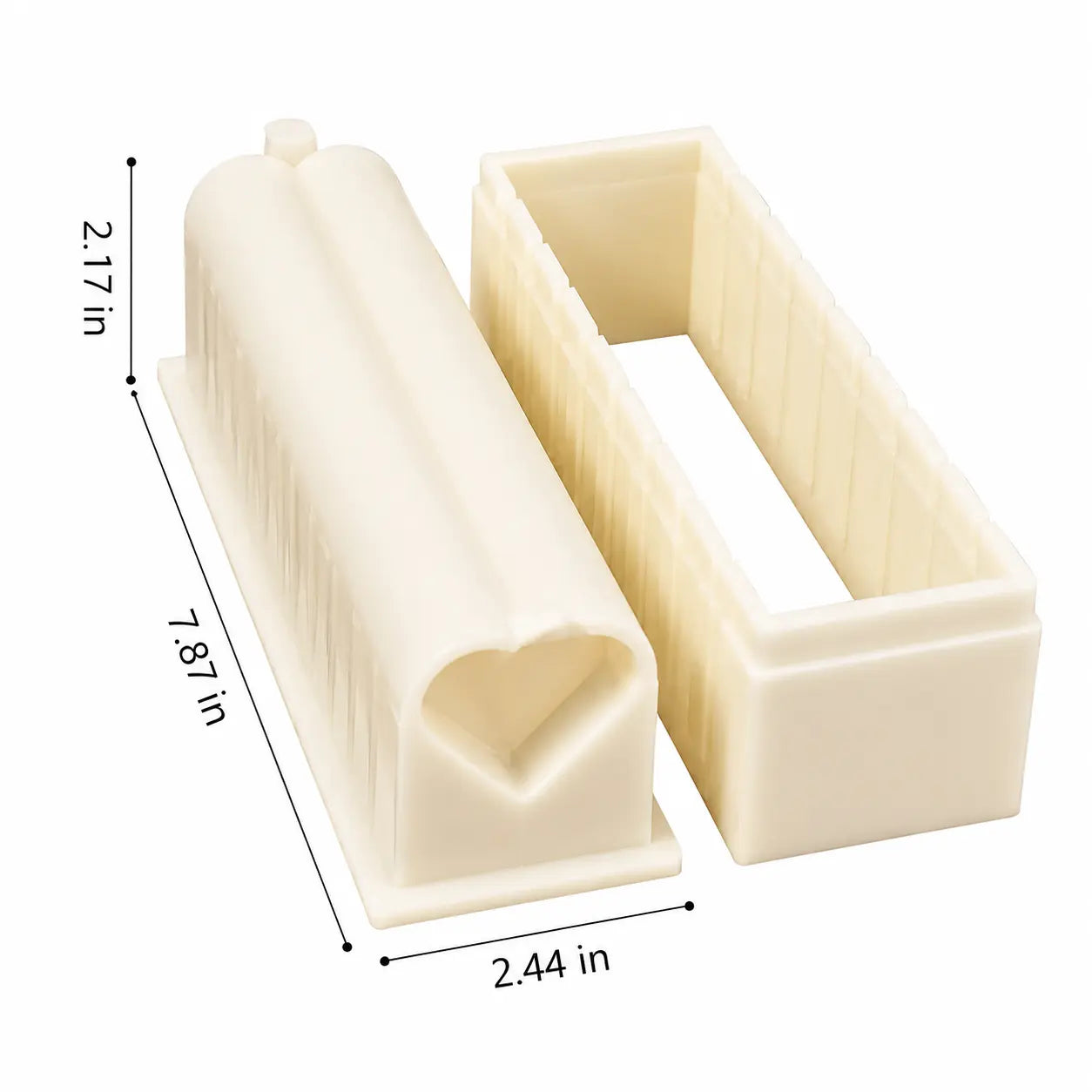 Sushi Making Kit with Cutter Mold, DIY Sushi Maker Tool for Perfect Even Rolls, Easy Homemade Sushi Kitchen Gadget