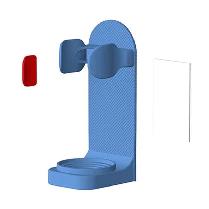 Adjustable Silicone Electric Toothbrush Holder with Non-Slip Wall Mount Design, Compatible with 99% of Toothbrushes