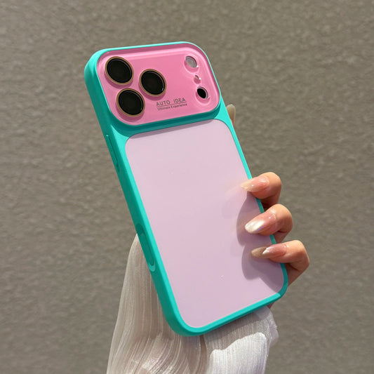 Dopamine Color Phone Case, Full Coverage Protective Case, Phone Case for Iphone 17、16、15、14、13Promax, Summer Series Fresh Phone Case, Color Block Phone Case