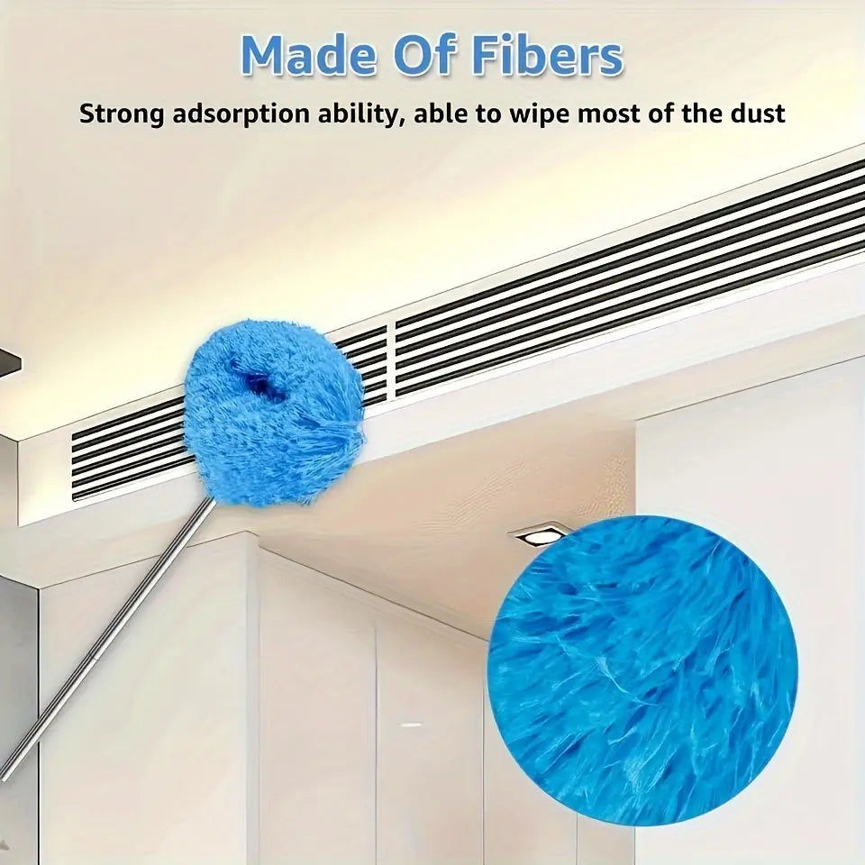 Ceiling Fan Cleaner with Extendable Pole, Adjustable & Detachable Blades, for High Ceilings, Windows and Furniture
