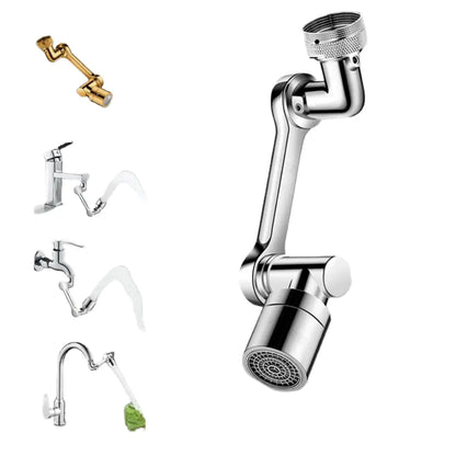 Metal Faucet Extender for Sinks 1080° Rotation Brass Aerator Extension Adjustable Sink Faucet Extension for Kitchens & Bathrooms