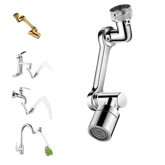 Metal Faucet Extender for Sinks 1080° Rotation Brass Aerator Extension Adjustable Sink Faucet Extension for Kitchens & Bathrooms